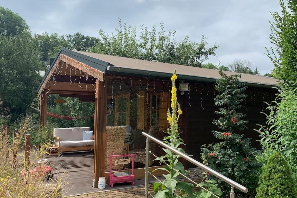 Strandlust Doebeln - Bungalow Fuer Eine Gemuetliche Auszeit Exteriör bild
