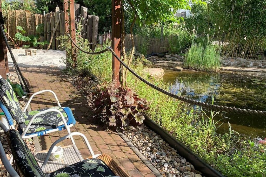 Strandlust Doebeln - Bungalow Fuer Eine Gemuetliche Auszeit Exteriör bild
